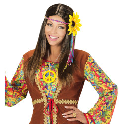 Hippie prsteň, zlatá farba